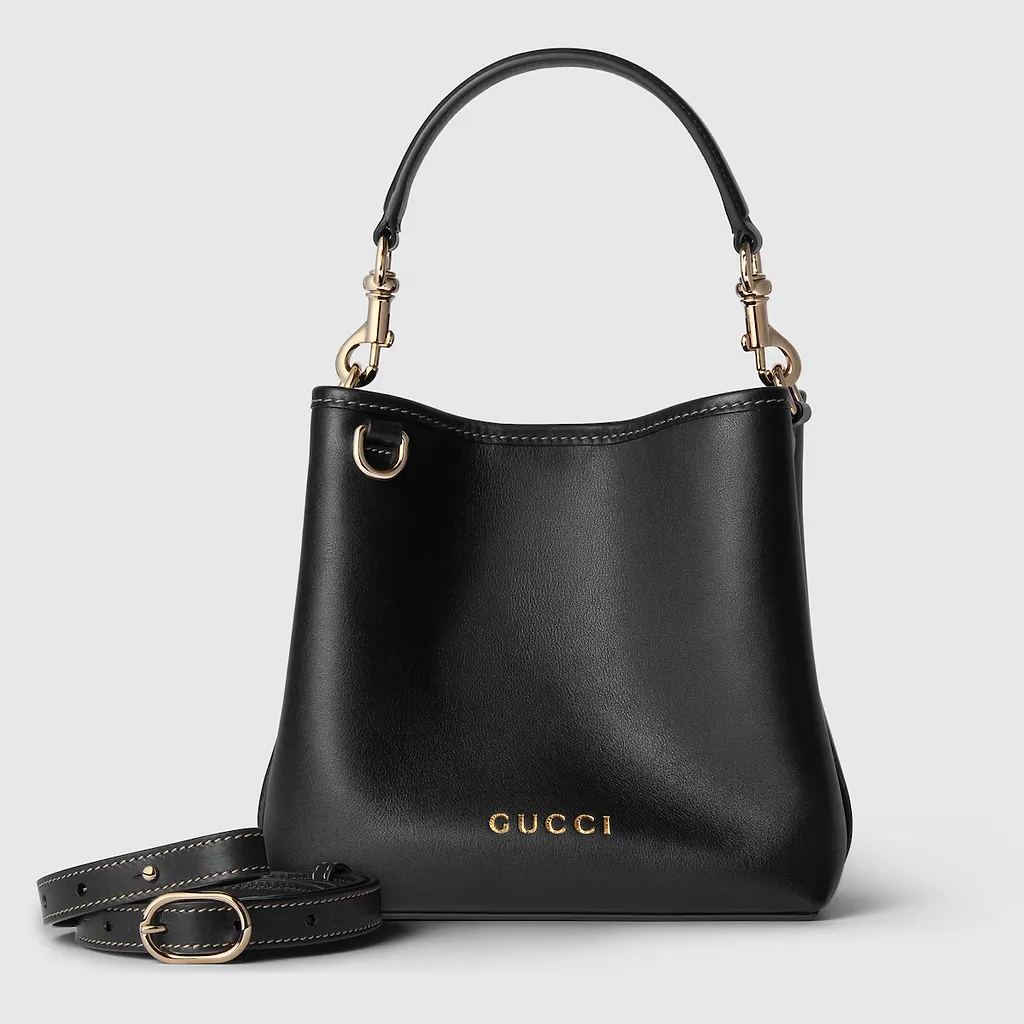 Gg Emblem Small Bucket Bag