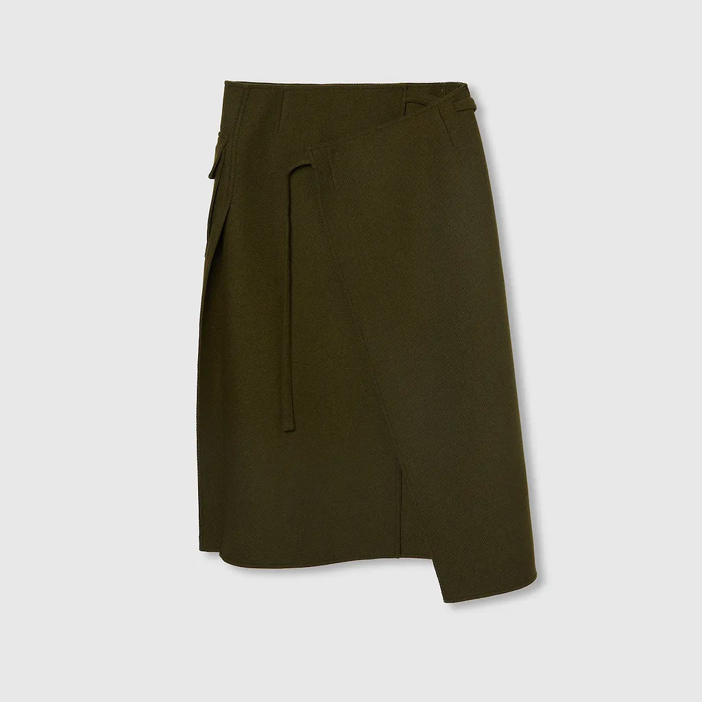 Wool Cashmere Skirt