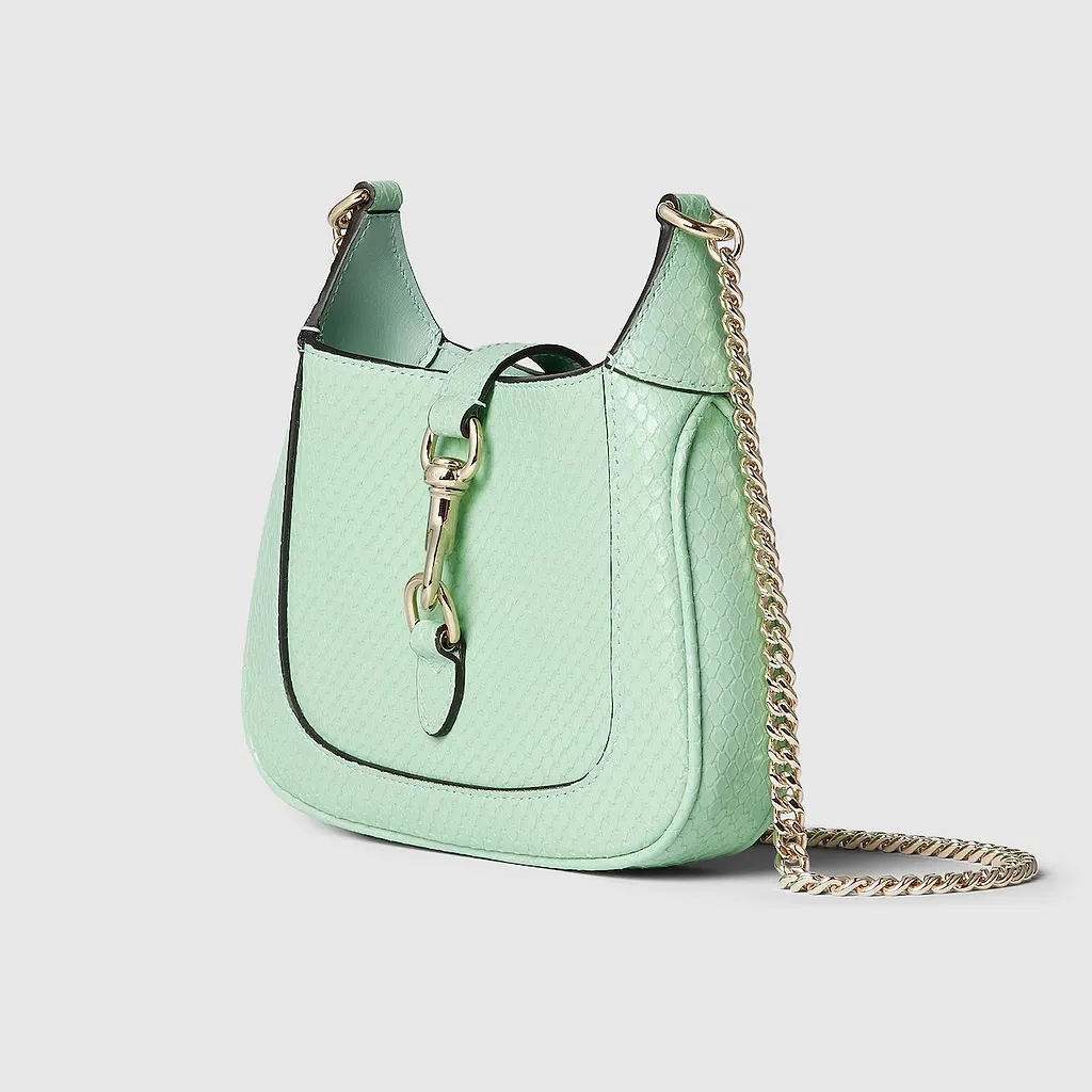 Gucci Jackie Notte Python Mini Bag