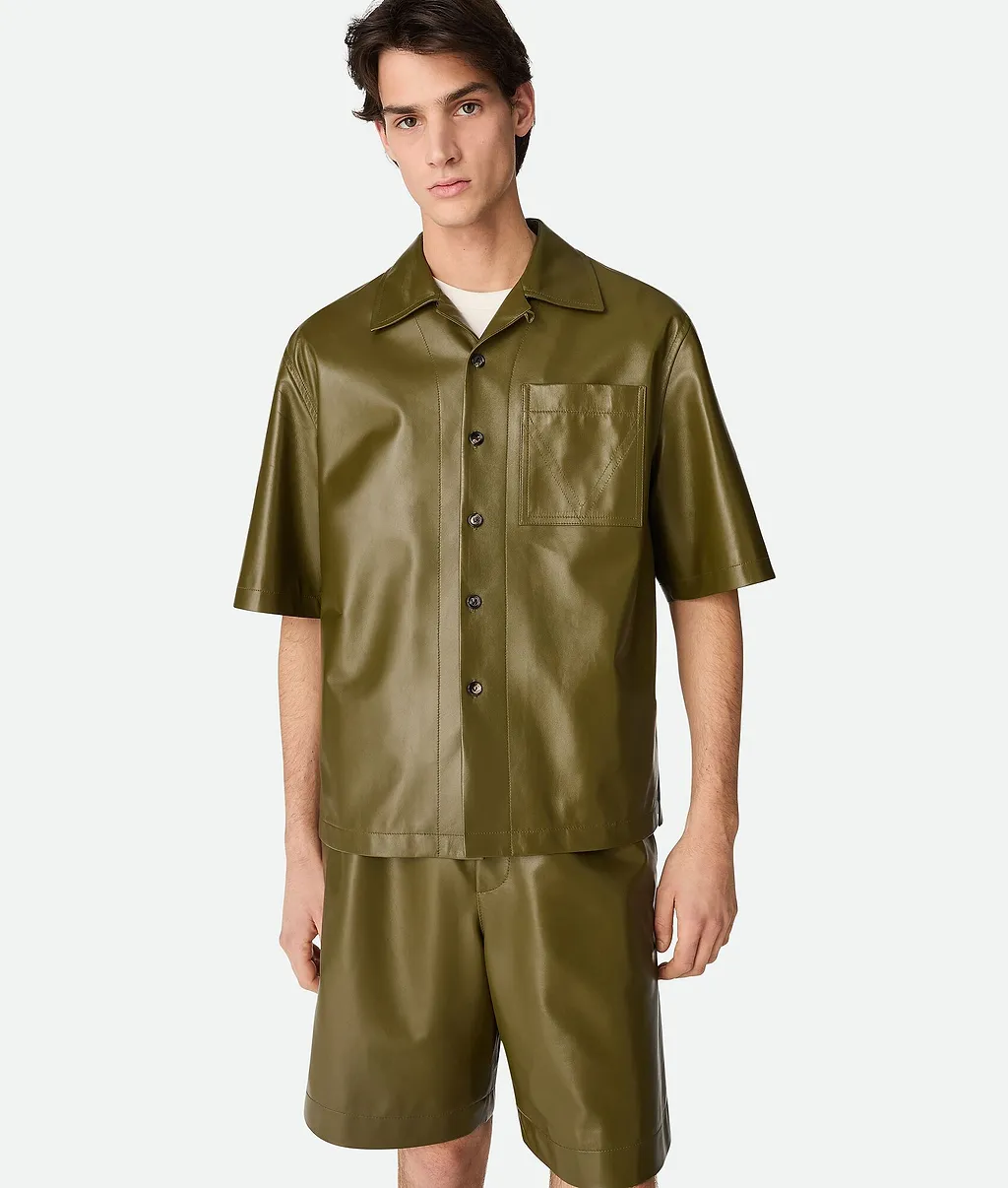 Leather Nappa Shirt