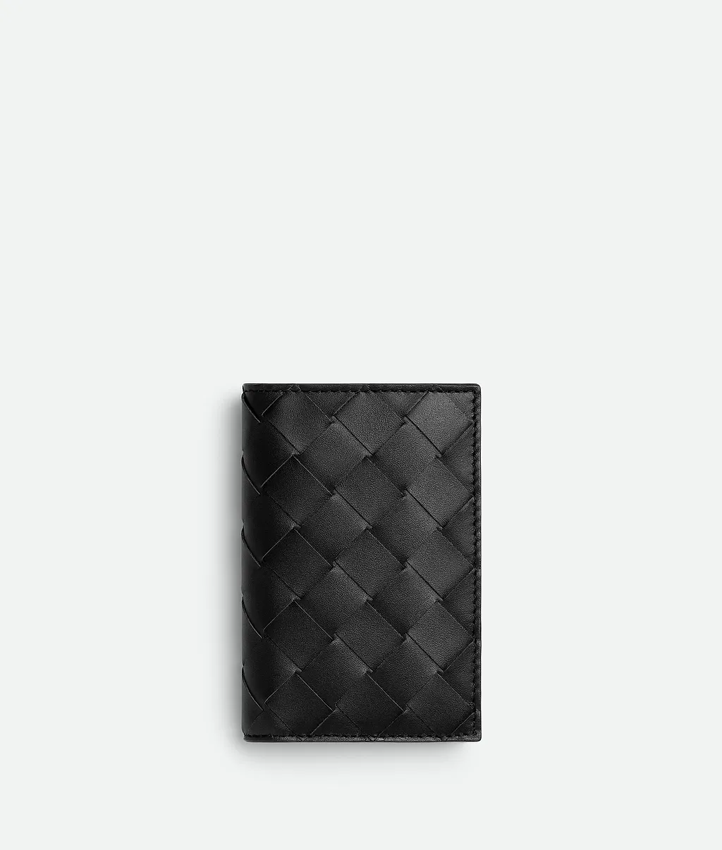Intrecciato Flap Card Case