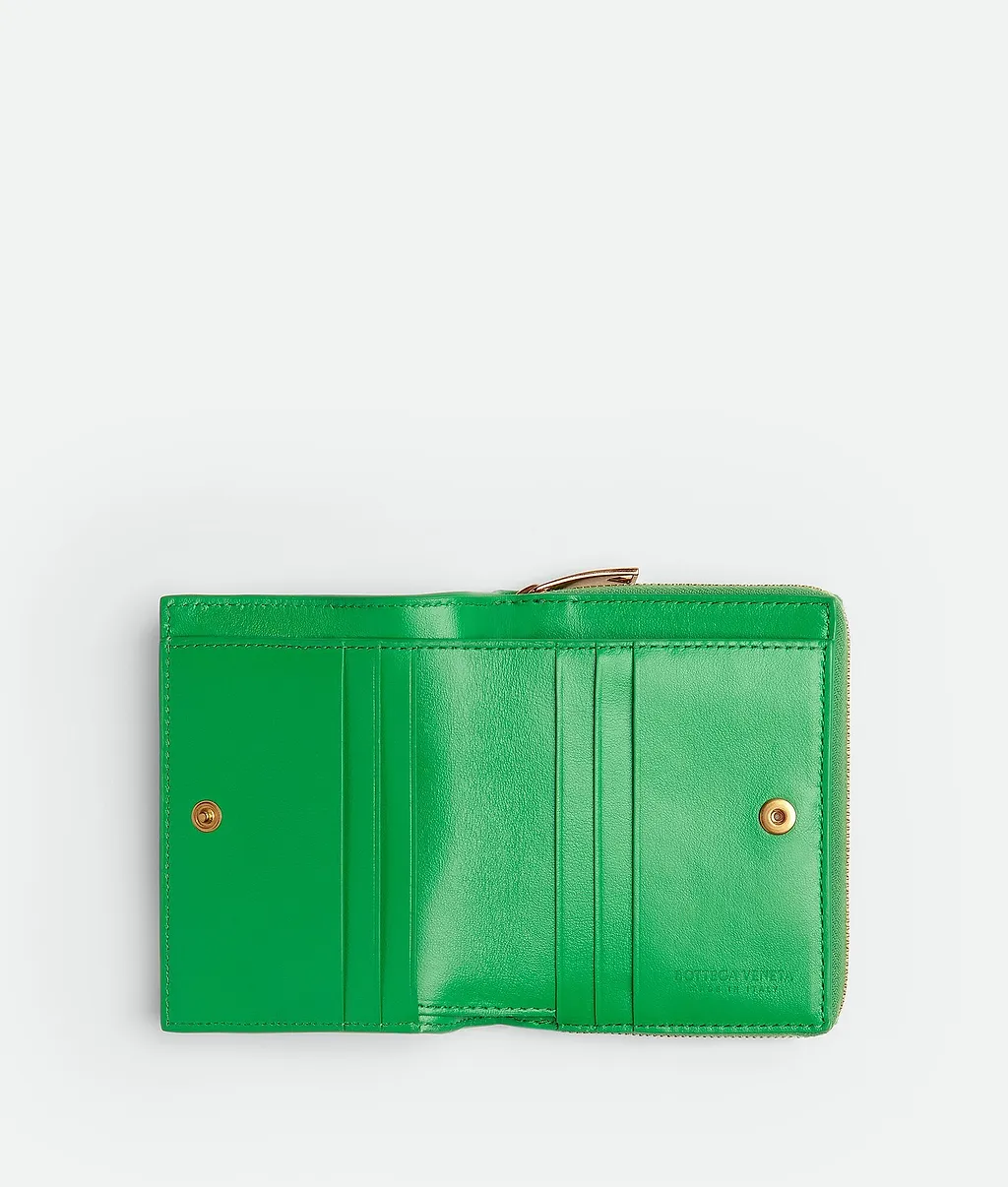 Cassette Compact Zip Around Wallet