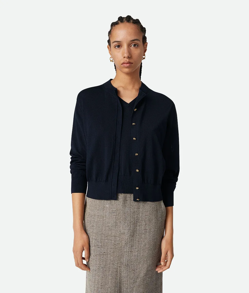 Cotton And Viscose Twinset