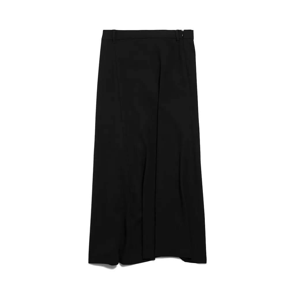 Draped Tailored Skirt