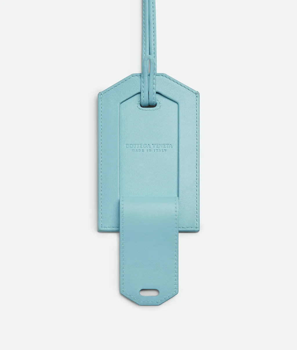 Intrecciato Tag Holder On Strap
