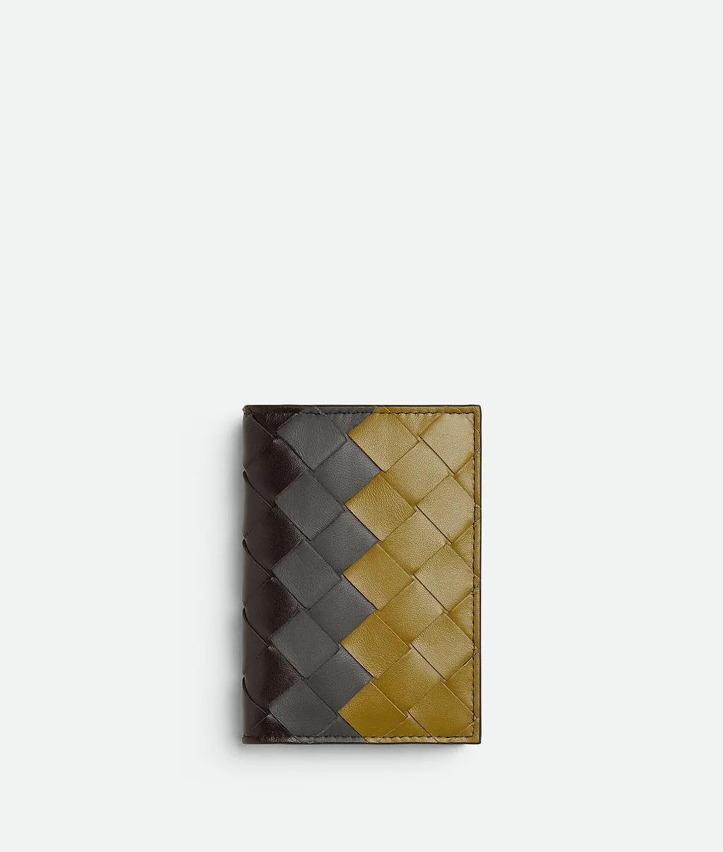 Intrecciato Flap Card Case