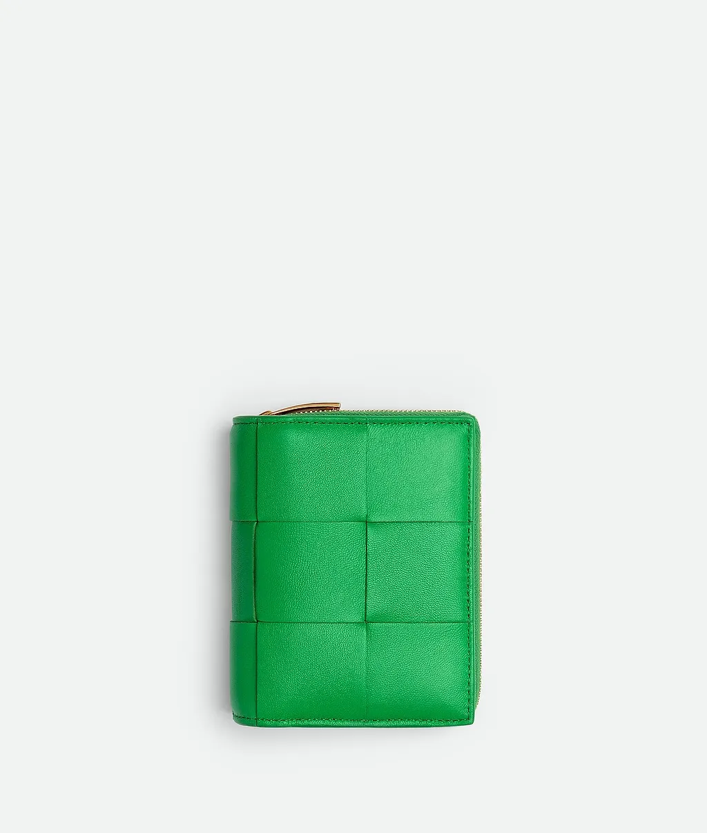 Cassette Compact Zip Around Wallet