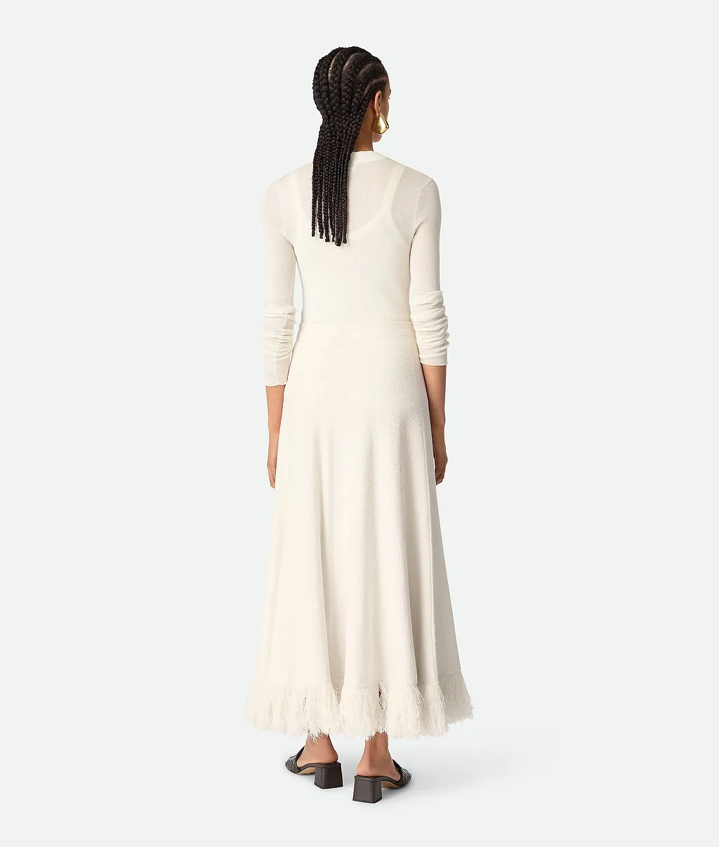 Cotton Bouclé Skirt