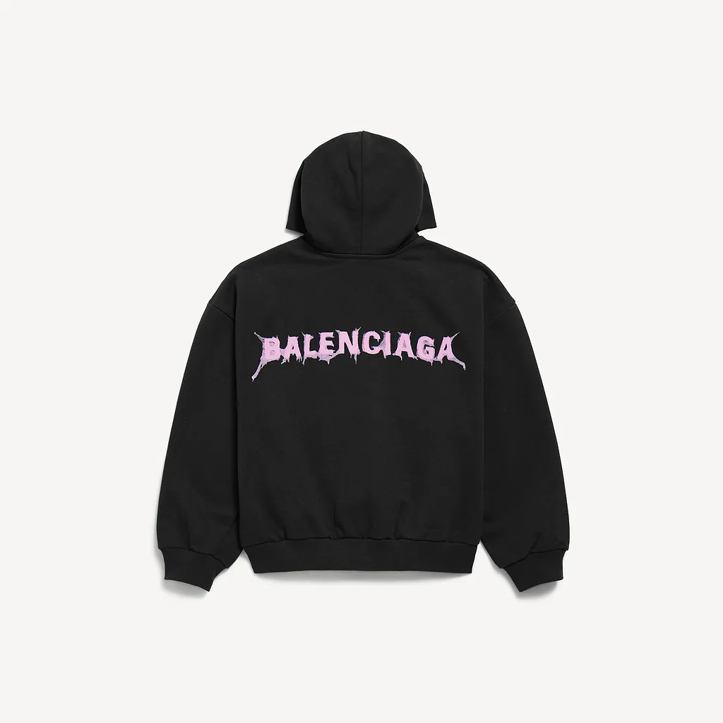 Diy Back Regular Fit Zip-Up Hoodie