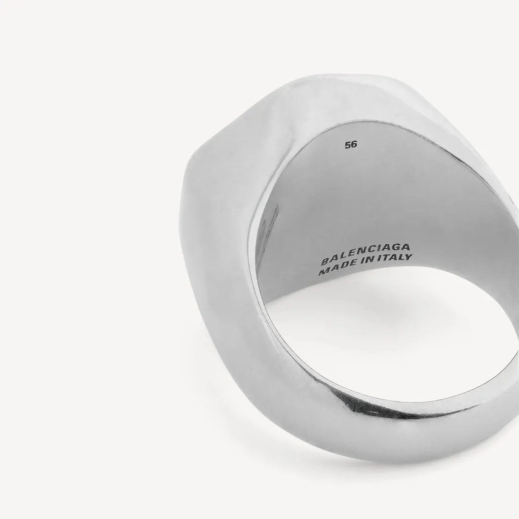 Anchor Crest Signet Ring