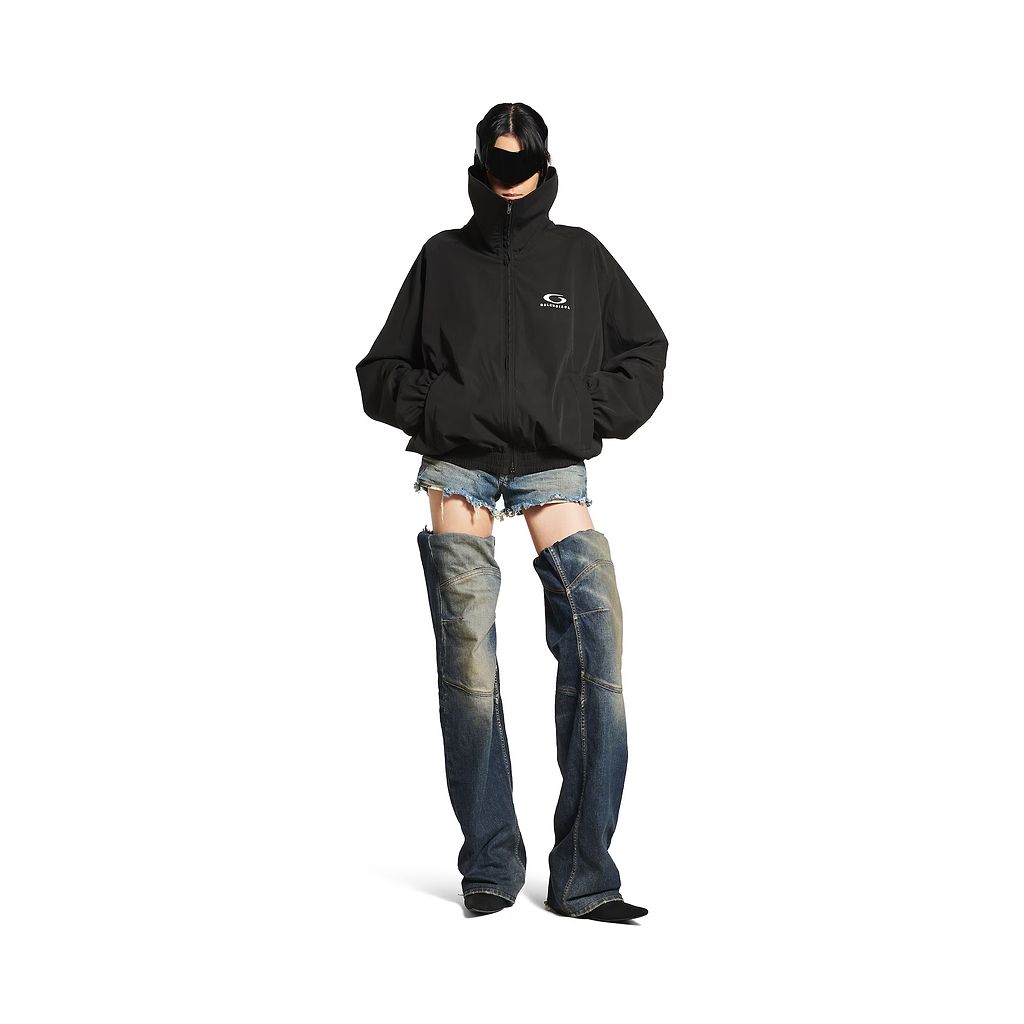 High Collar Tracksuit Jacket