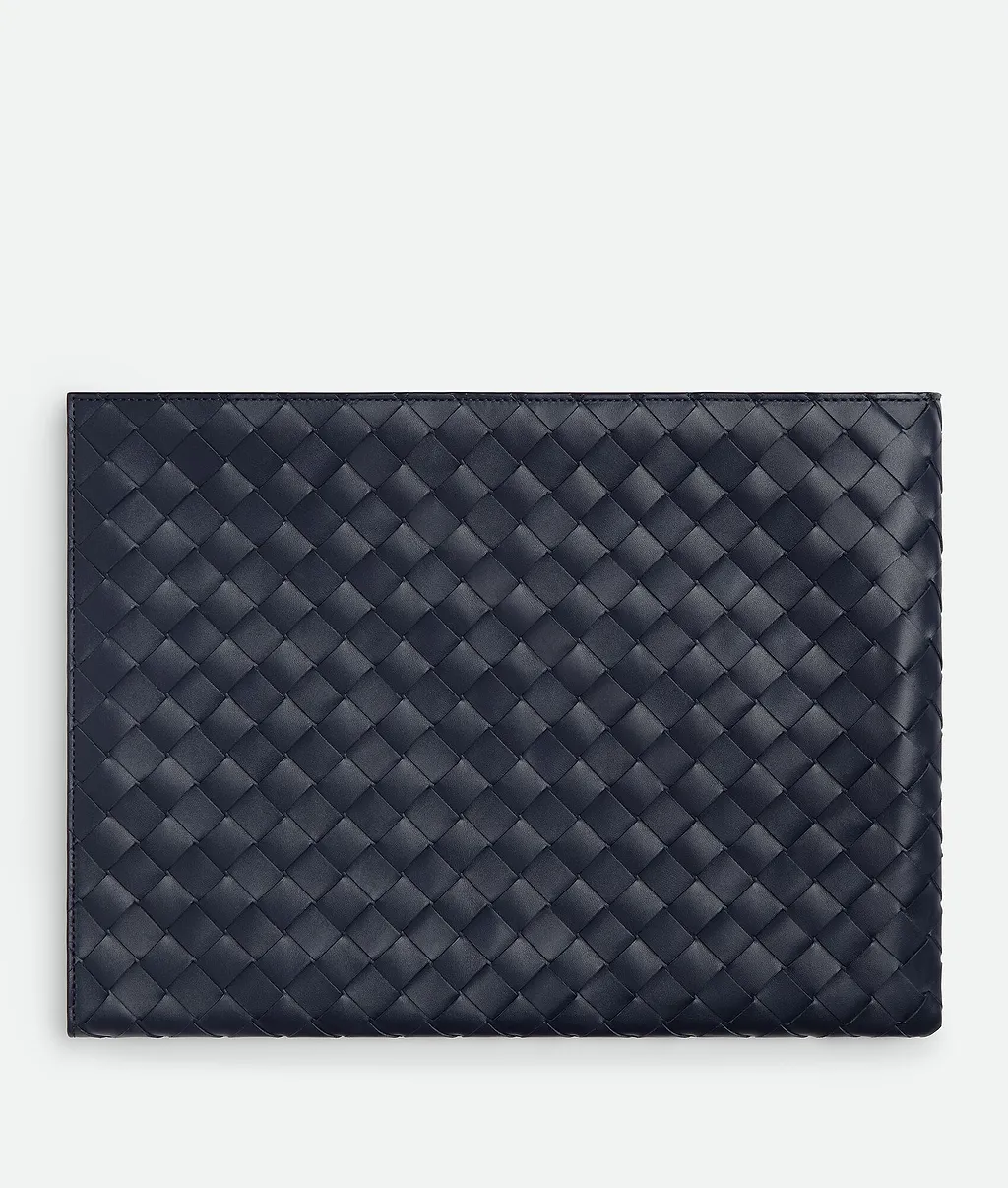 Intrecciato Flat Pouch