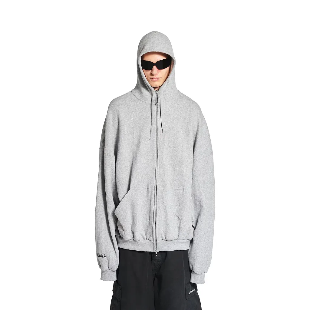 Hi There Large Zip-Up Hoodie