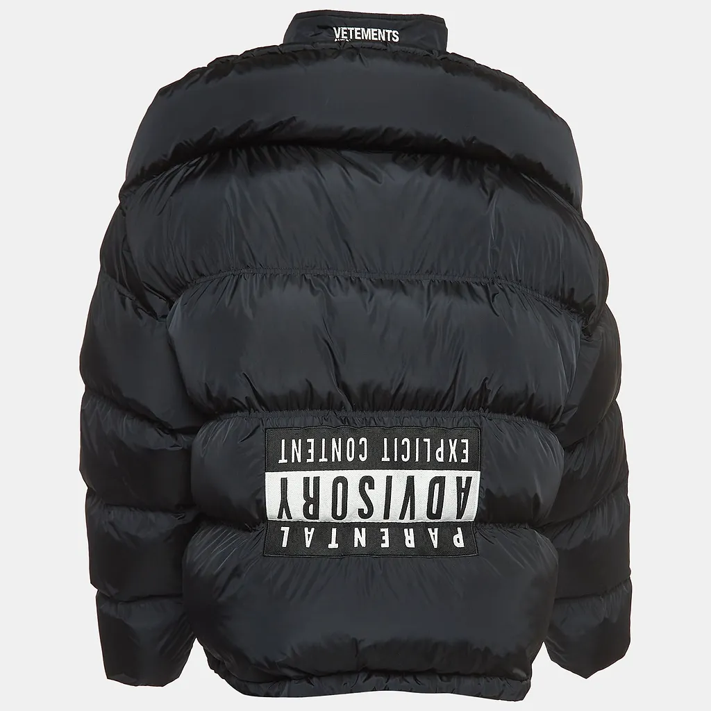 Upside Down Parental Advisory Puffer