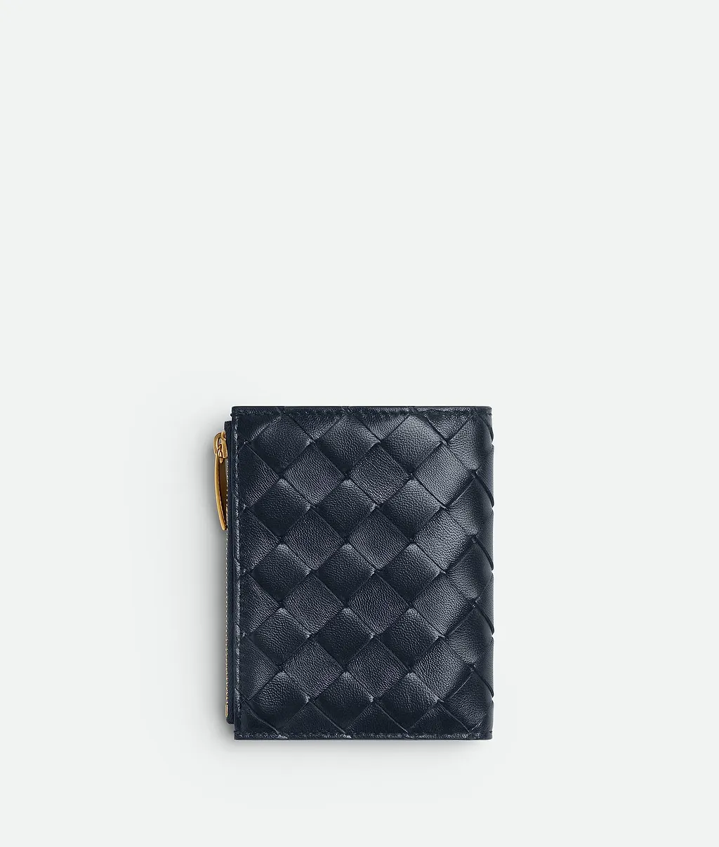 Intrecciato Small Bi-Fold Wallet