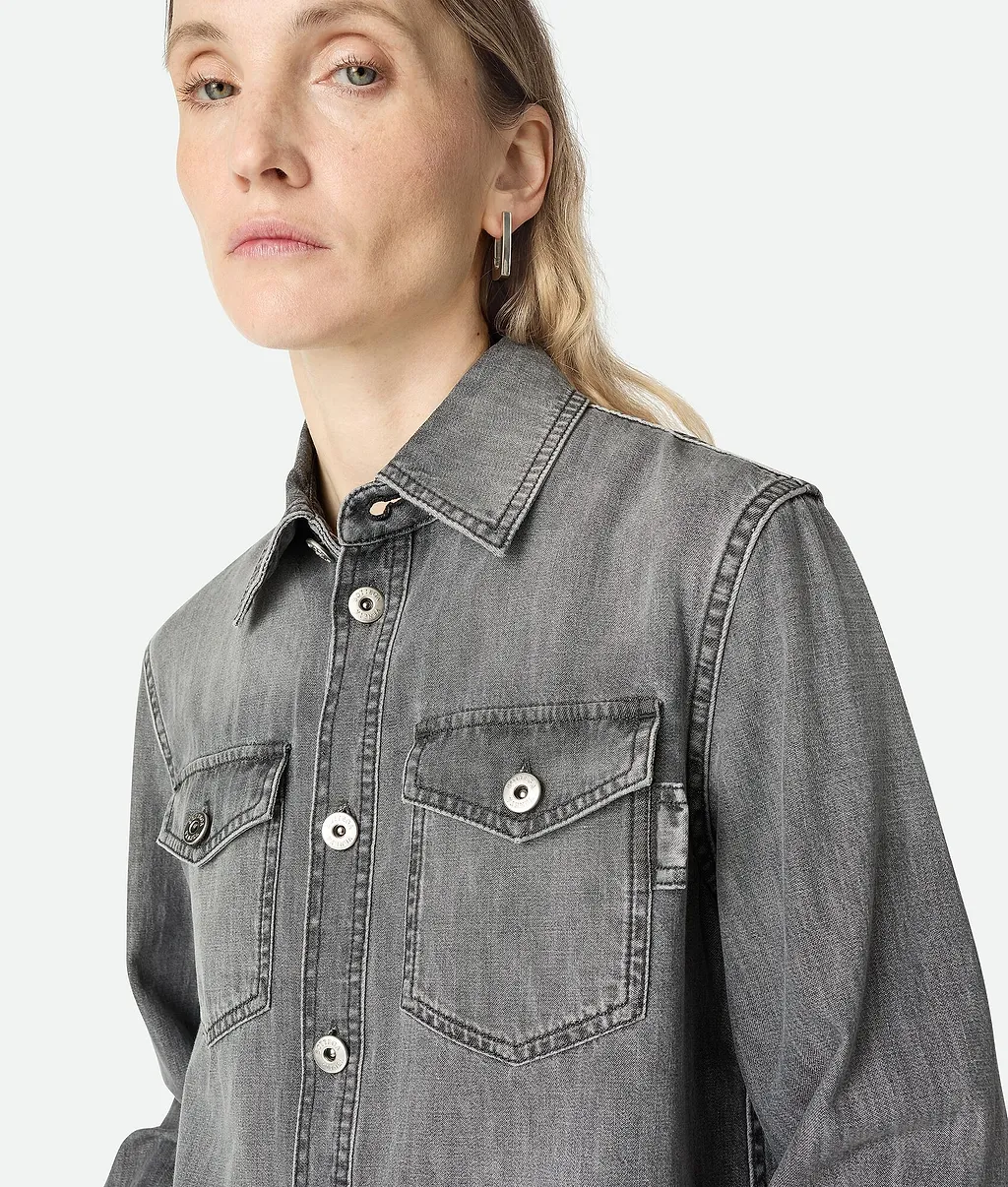 Black Denim Shirt