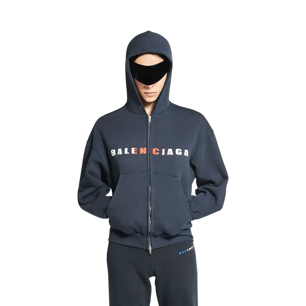 International Zip-Up Hoodie Small Fit
