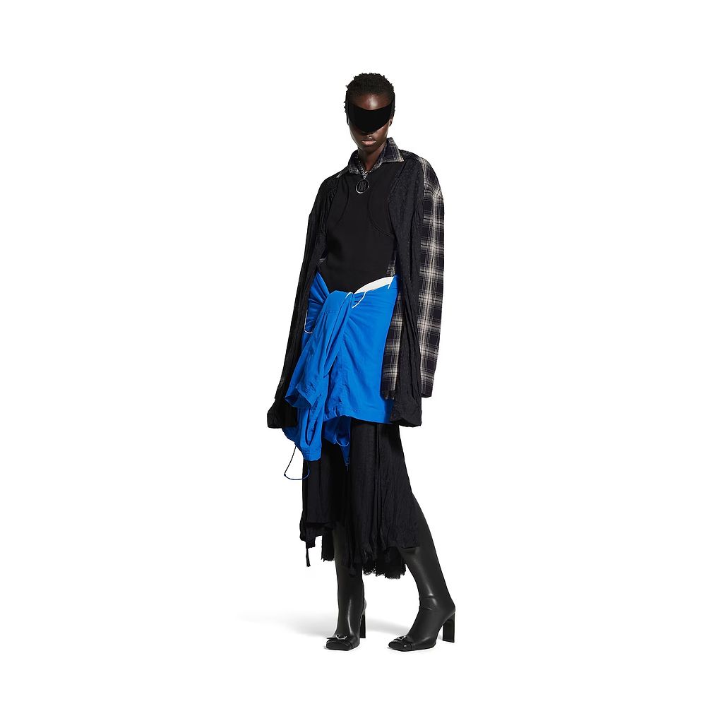 Patched Layered Dress