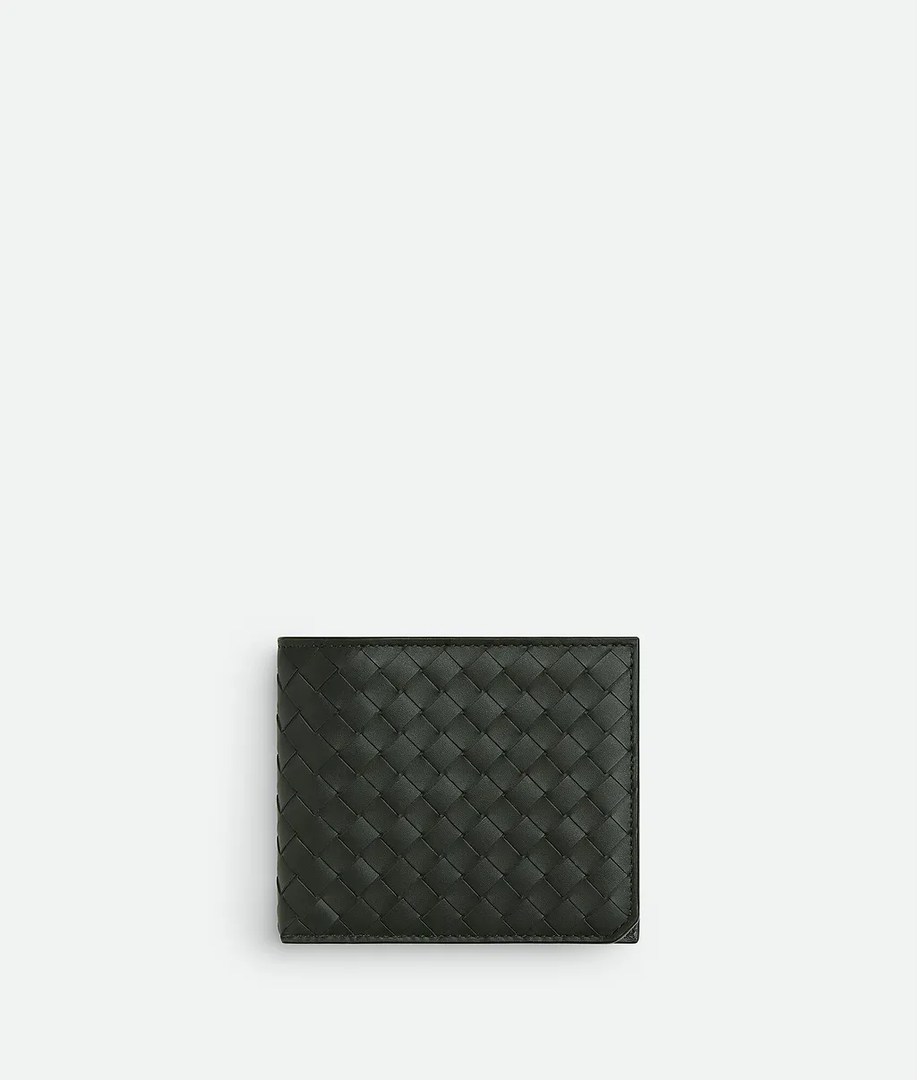 Intrecciato Piccolo Bi-Fold Wallet With Coin Purse