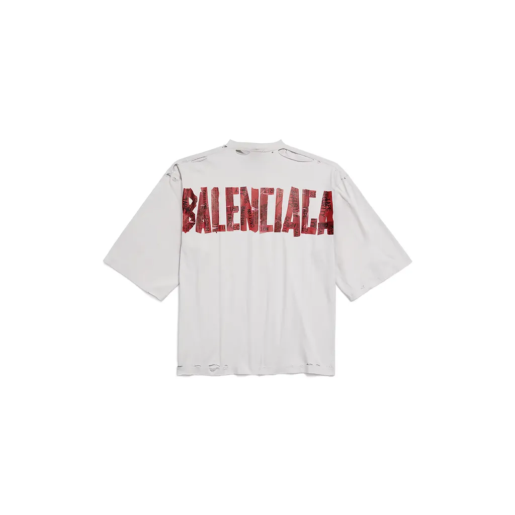 Security Tape Logo Oversized T-Shirt