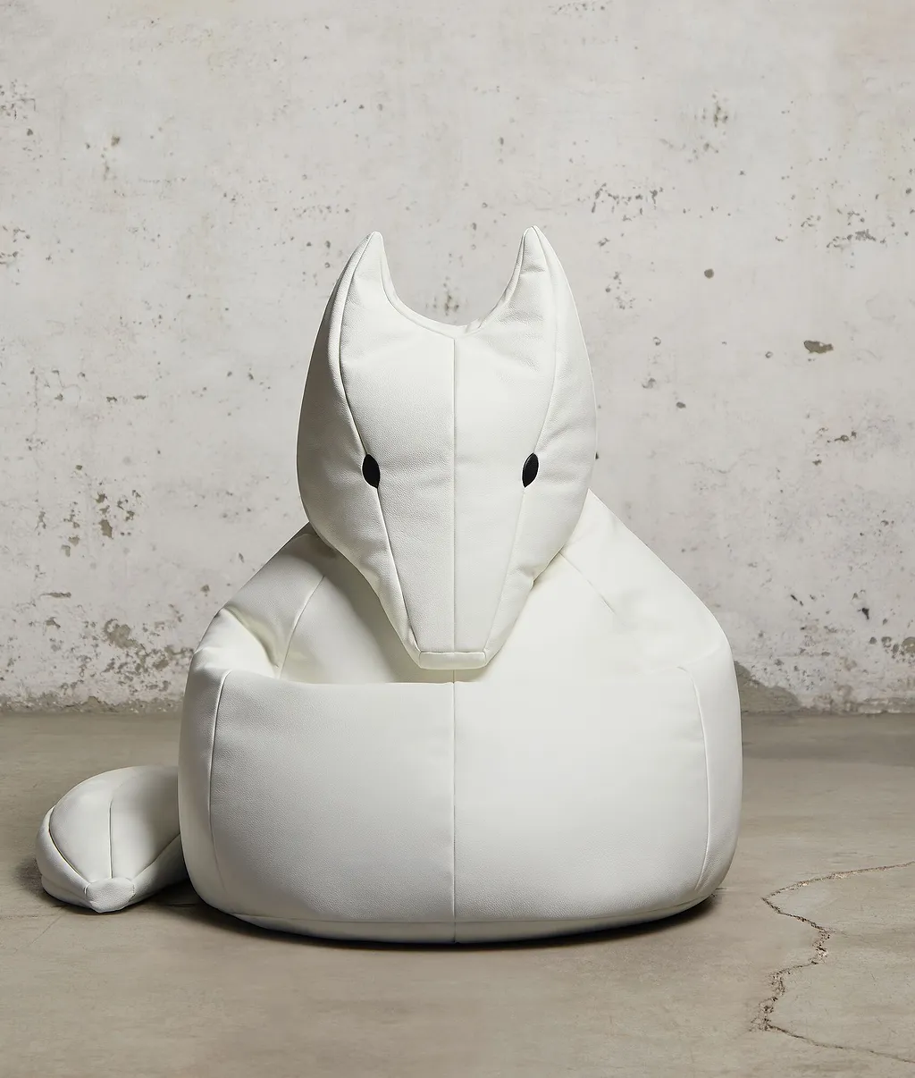 Medium Fox Pouf