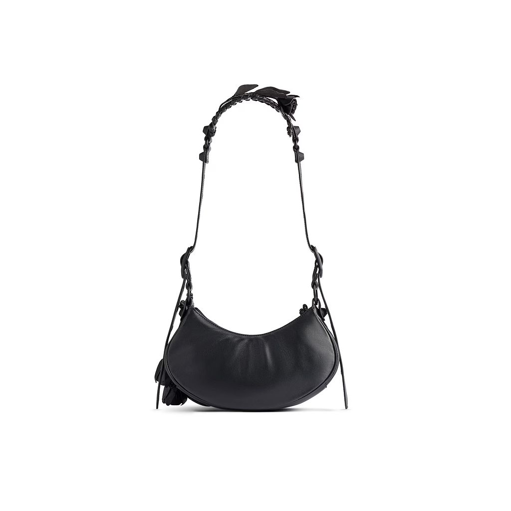 Le Cagole Xs Shoulder Bag With Roses