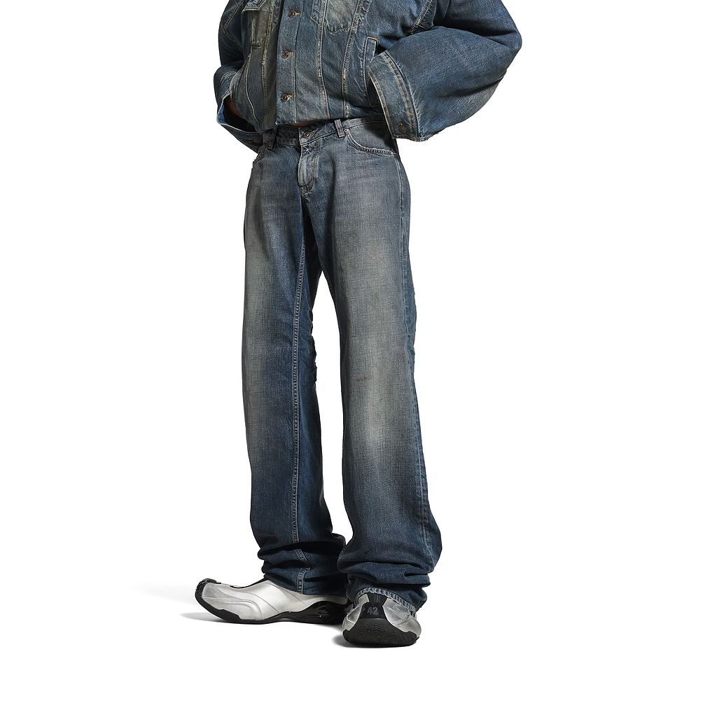 Fitted Low-Waist Pants