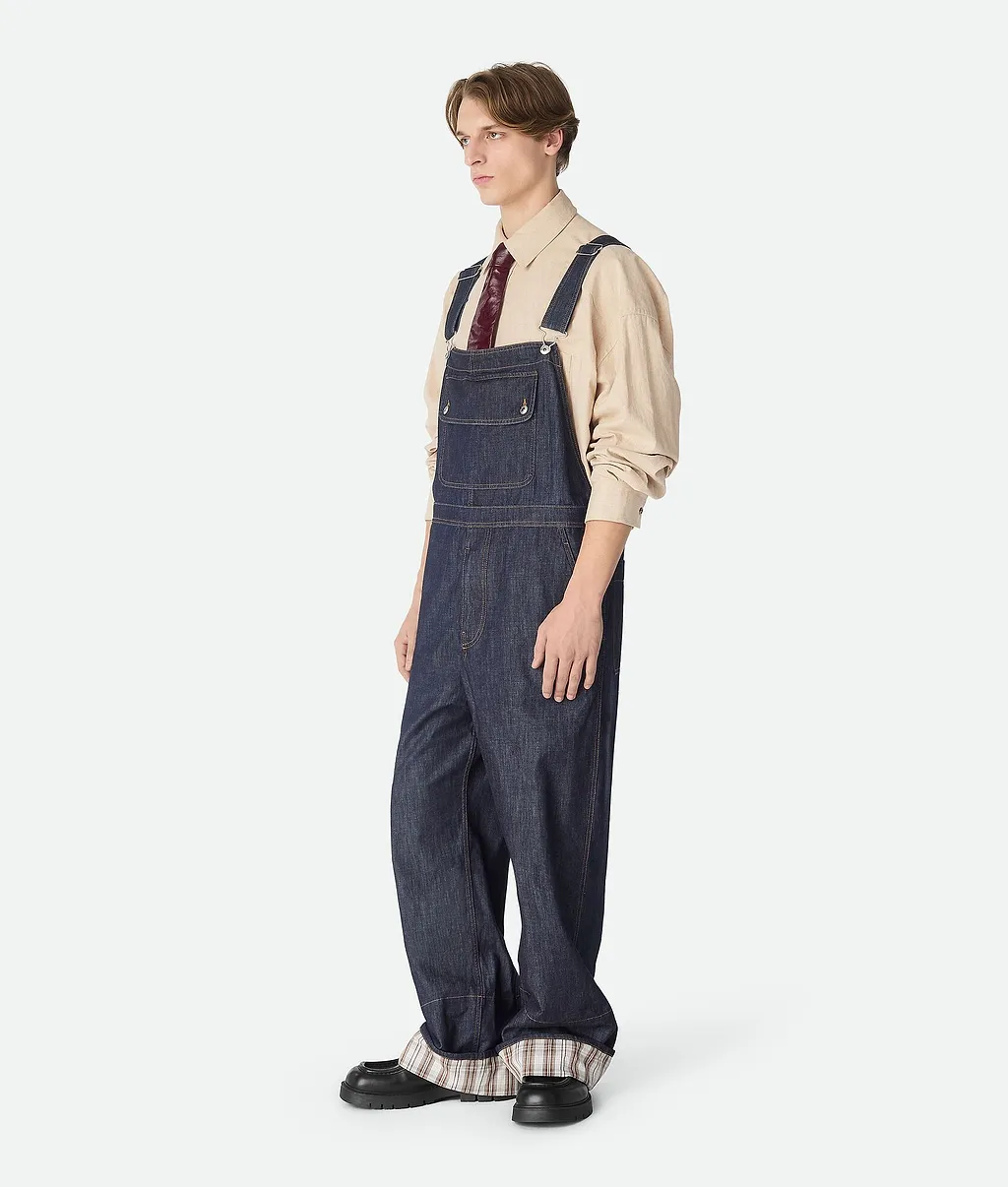 Rinsed Indigo Denim Jumpsuit