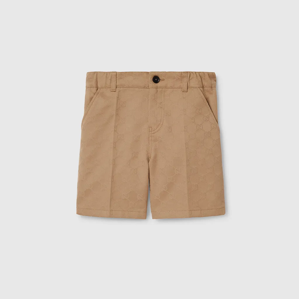 Children's Gg Cotton Trousers With Web
