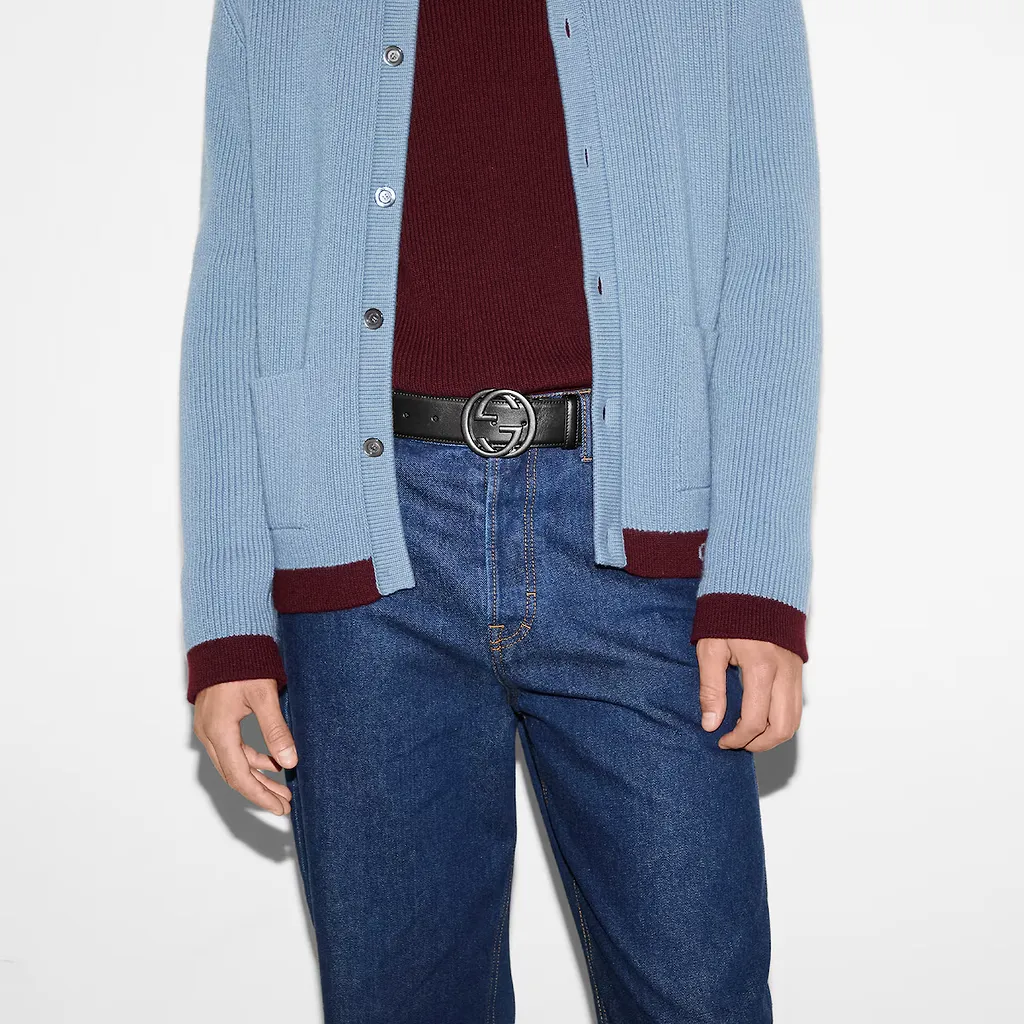 Belt With Interlocking G Buckle