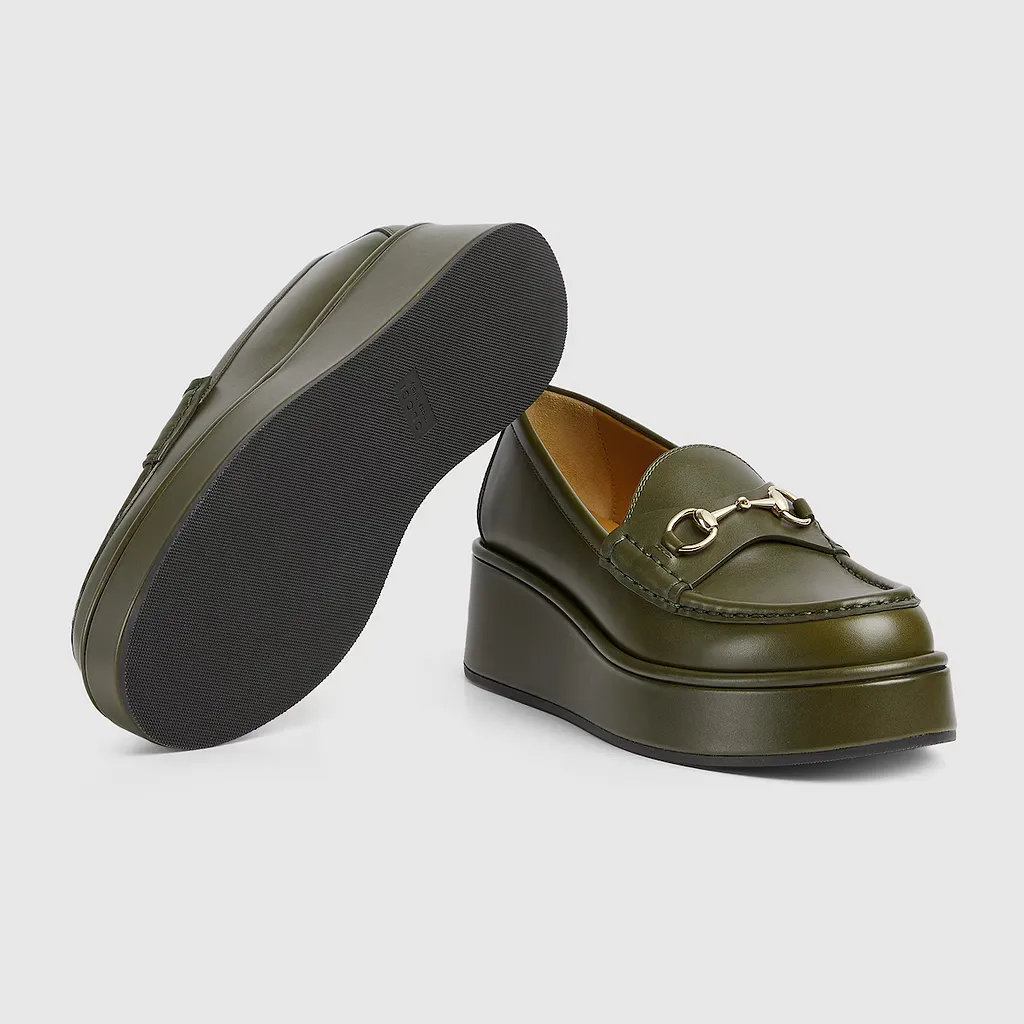 Horsebit Wedge Loafer