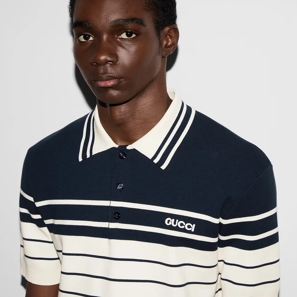 Cotton Polo Shirt With Embroidery
