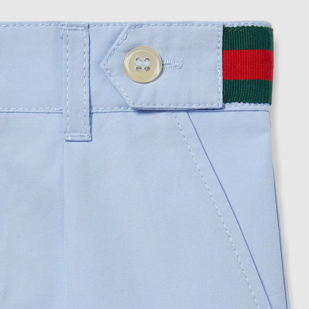 Children's Cotton Shorts With Web