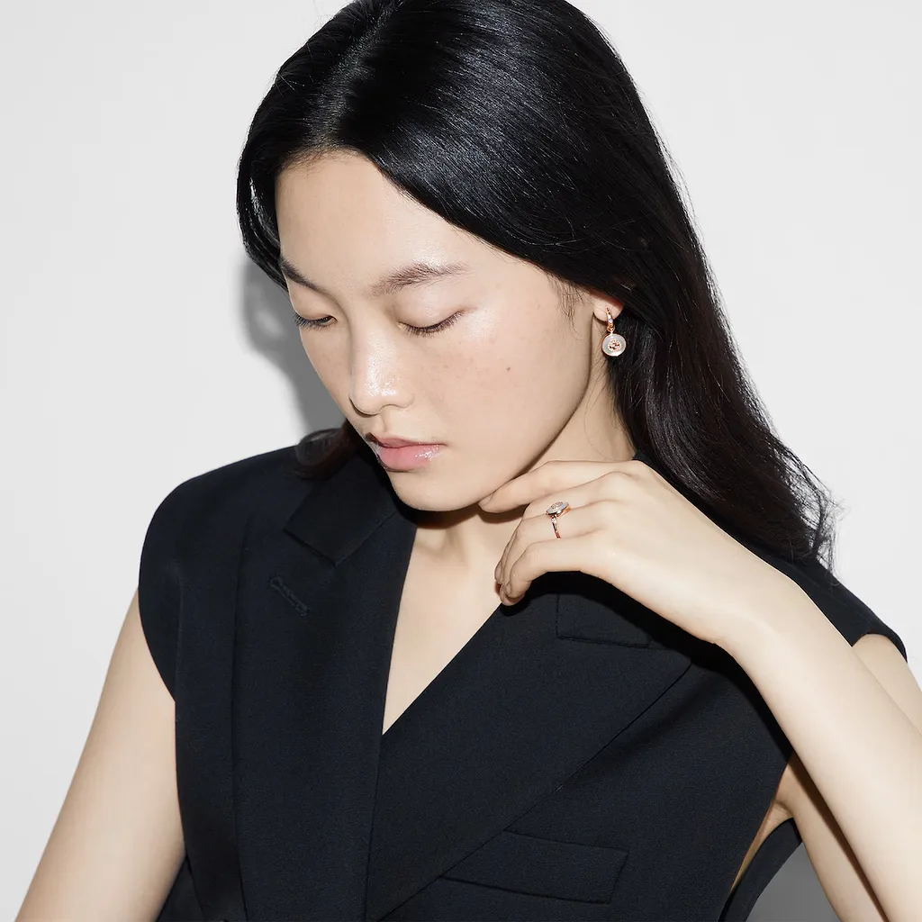 Gucci Interlocking Diamond 18K Earrings