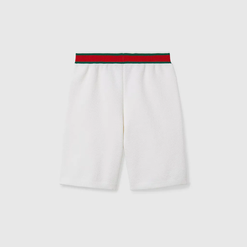 Children's Embroidered Cotton Shorts