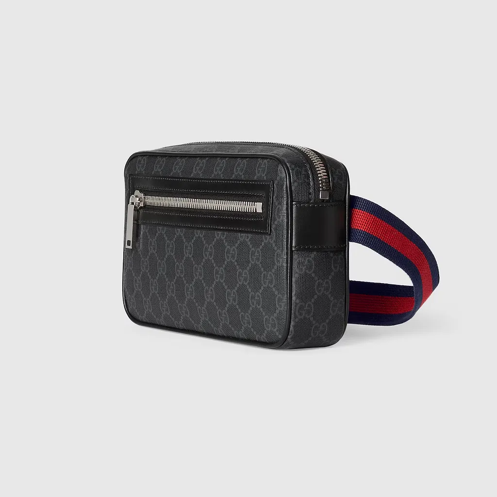 Gg Black Small Belt Bag