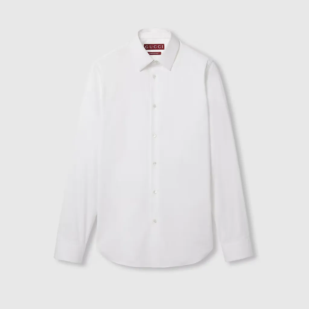 Stretch Cotton Poplin Shirt