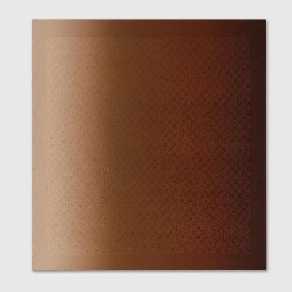 Gg Silk Jacquard Carré