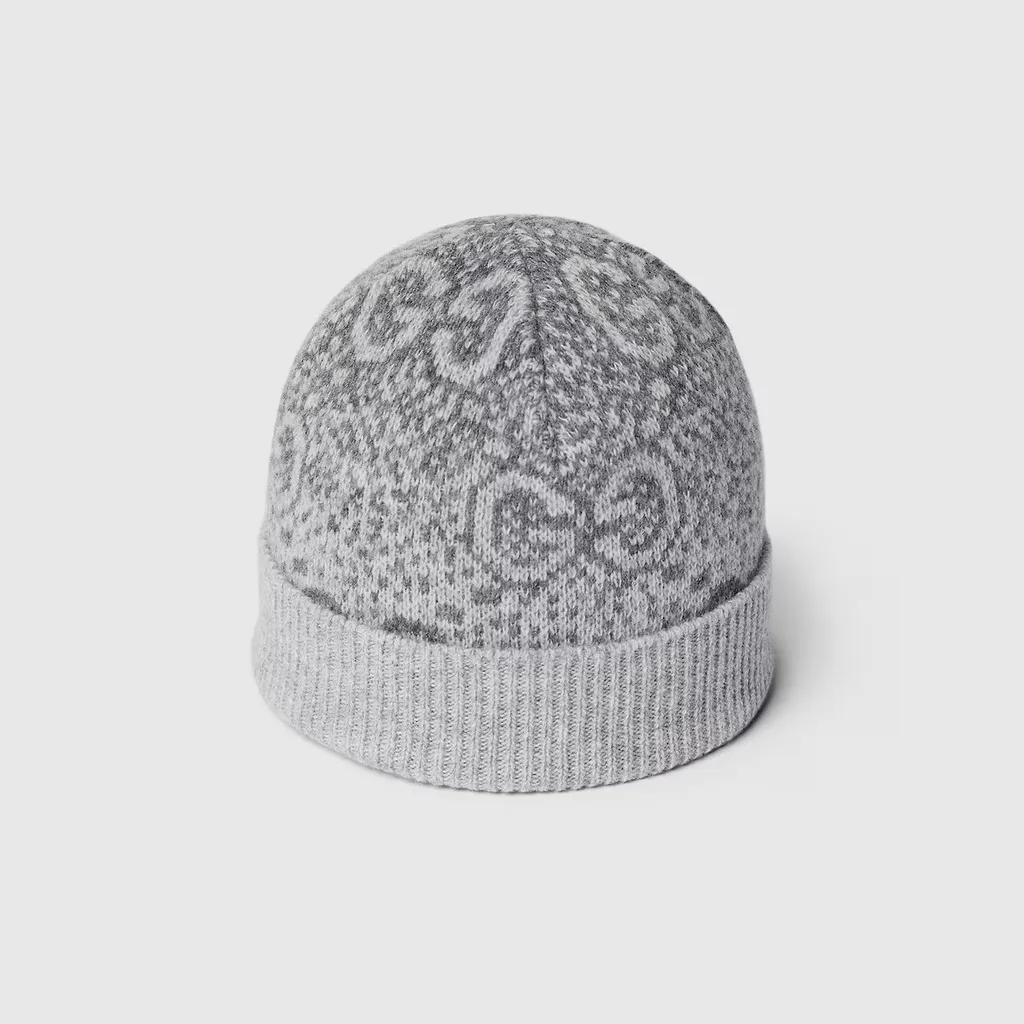Baby Gg Wool Jacquard Hat