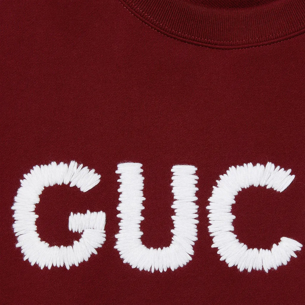 Embroidered Cotton Jersey Sweatshirt