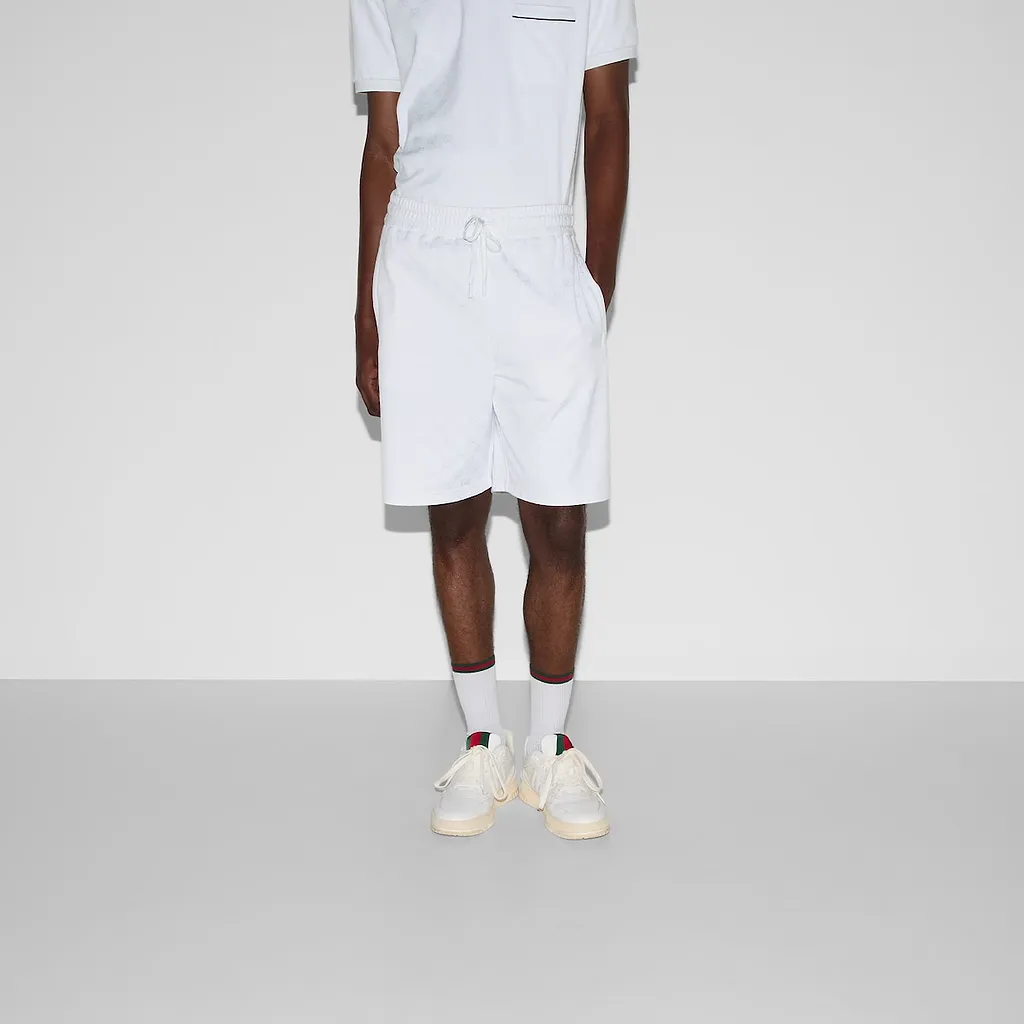 Gg Nylon And Cotton Shorts