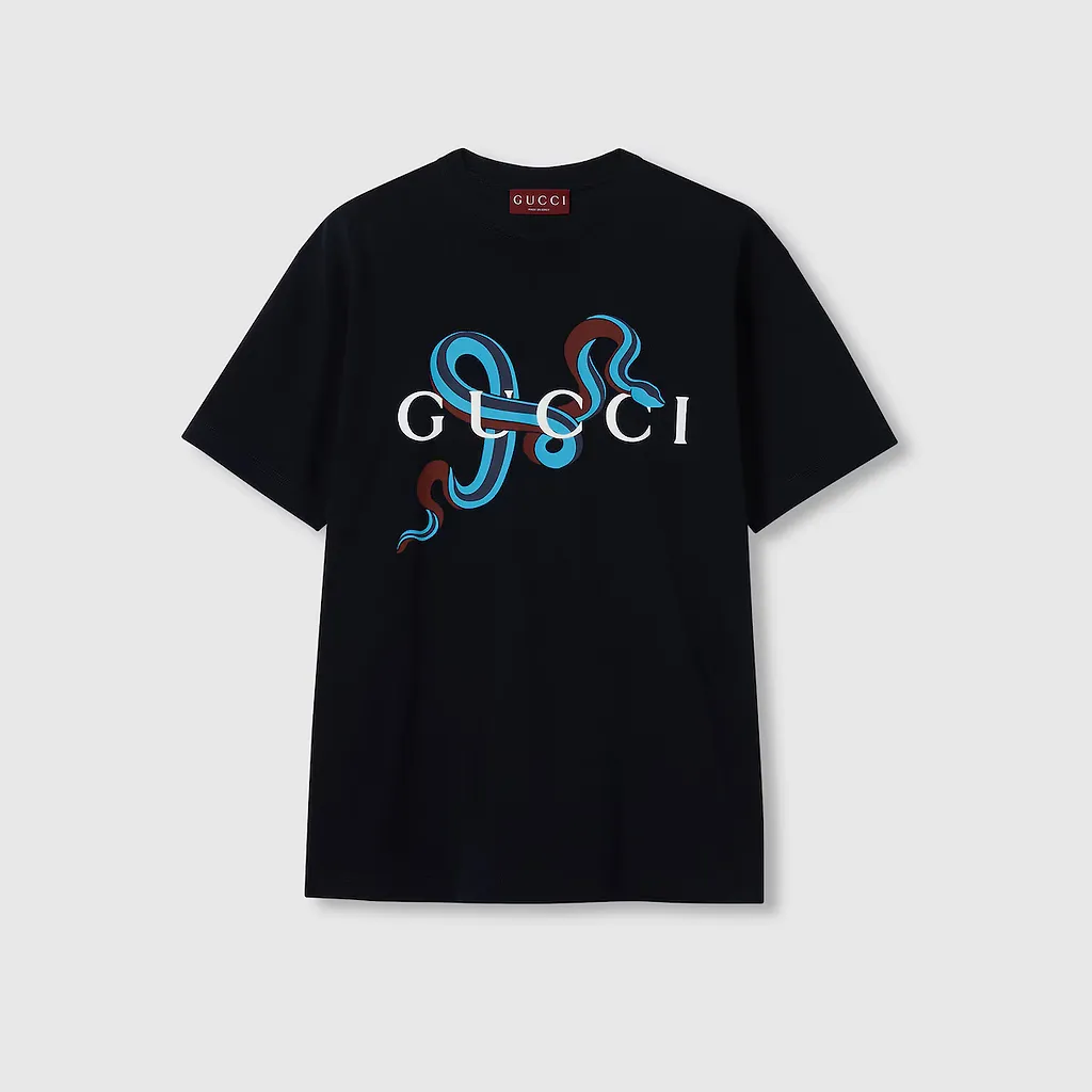 Printed Medium Cotton Jersey T-Shirt