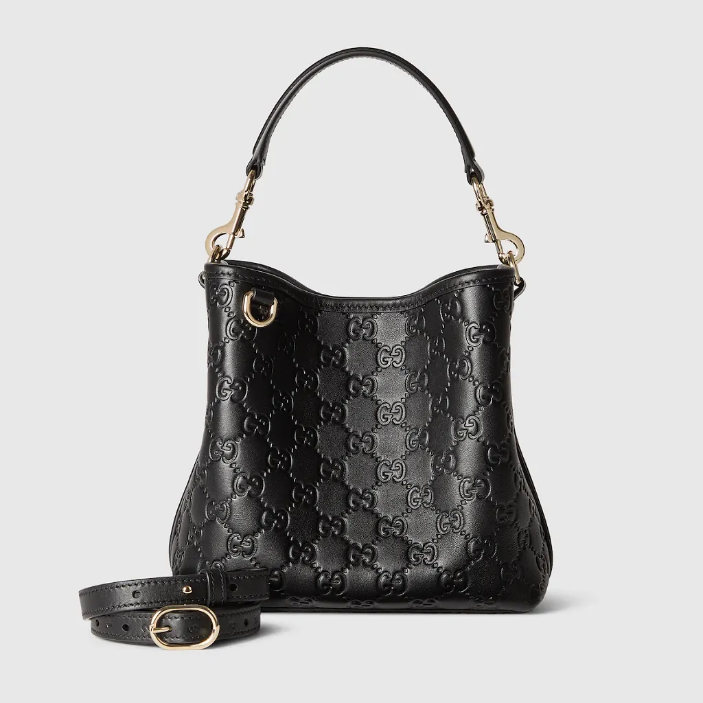 Gg Emblem Small Bucket Bag