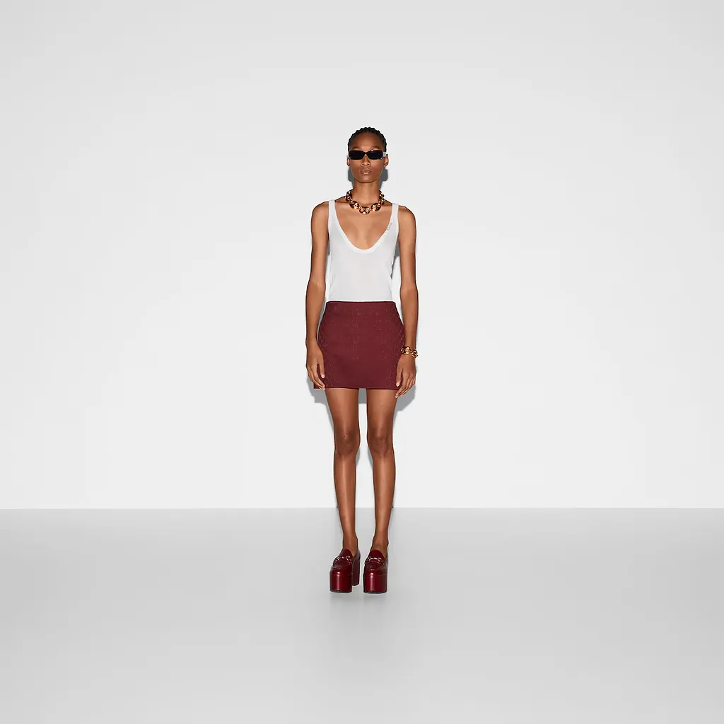 Original Gg Canvas Mini Skirt
