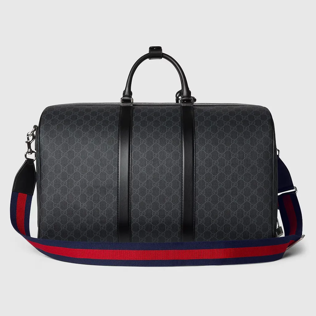 Gg Black Large Duffle Bag