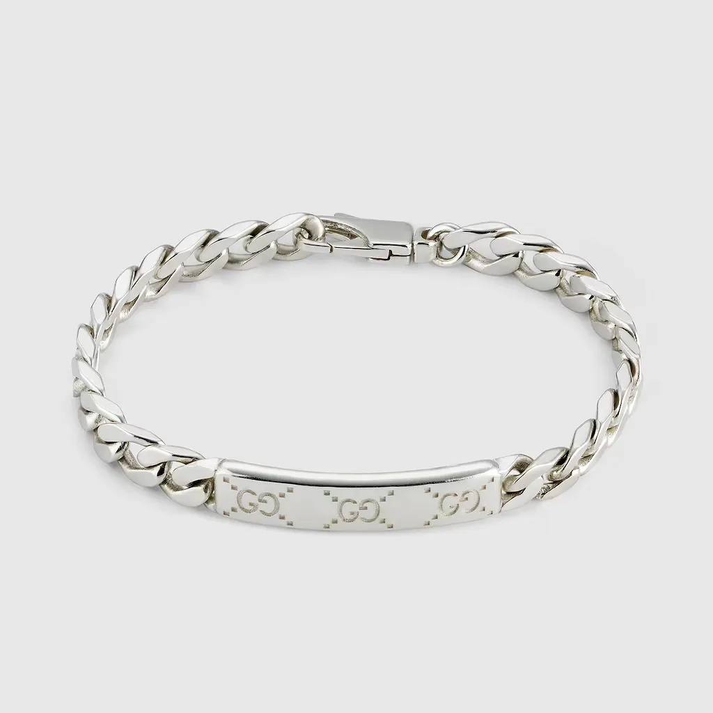 Gucci Signature Bracelet With Gg Tag