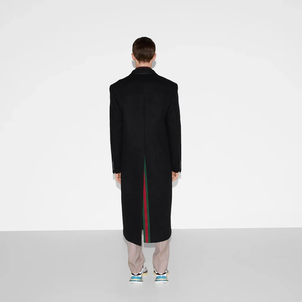 Batavia Wool Coat With Web