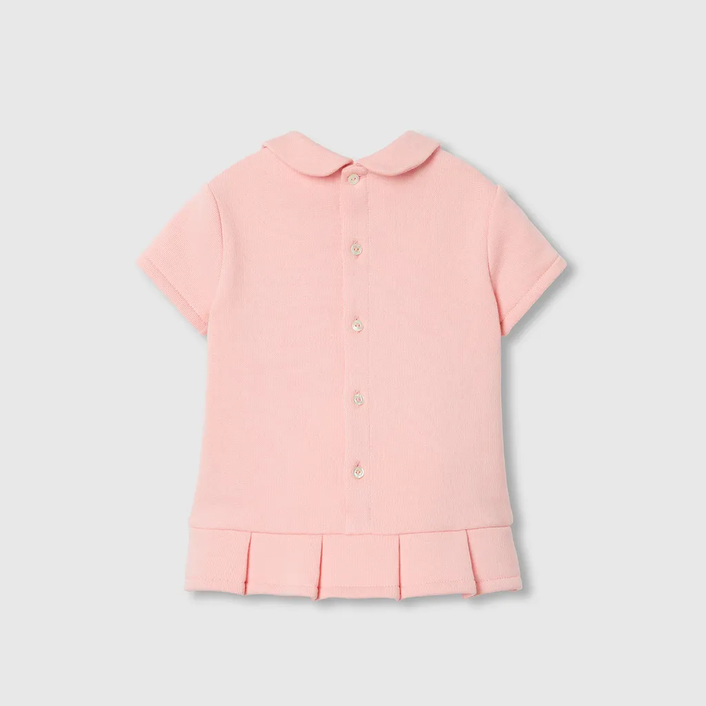 Baby Cotton Dress With Web