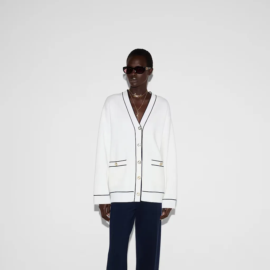 Fine Wool Cardigan