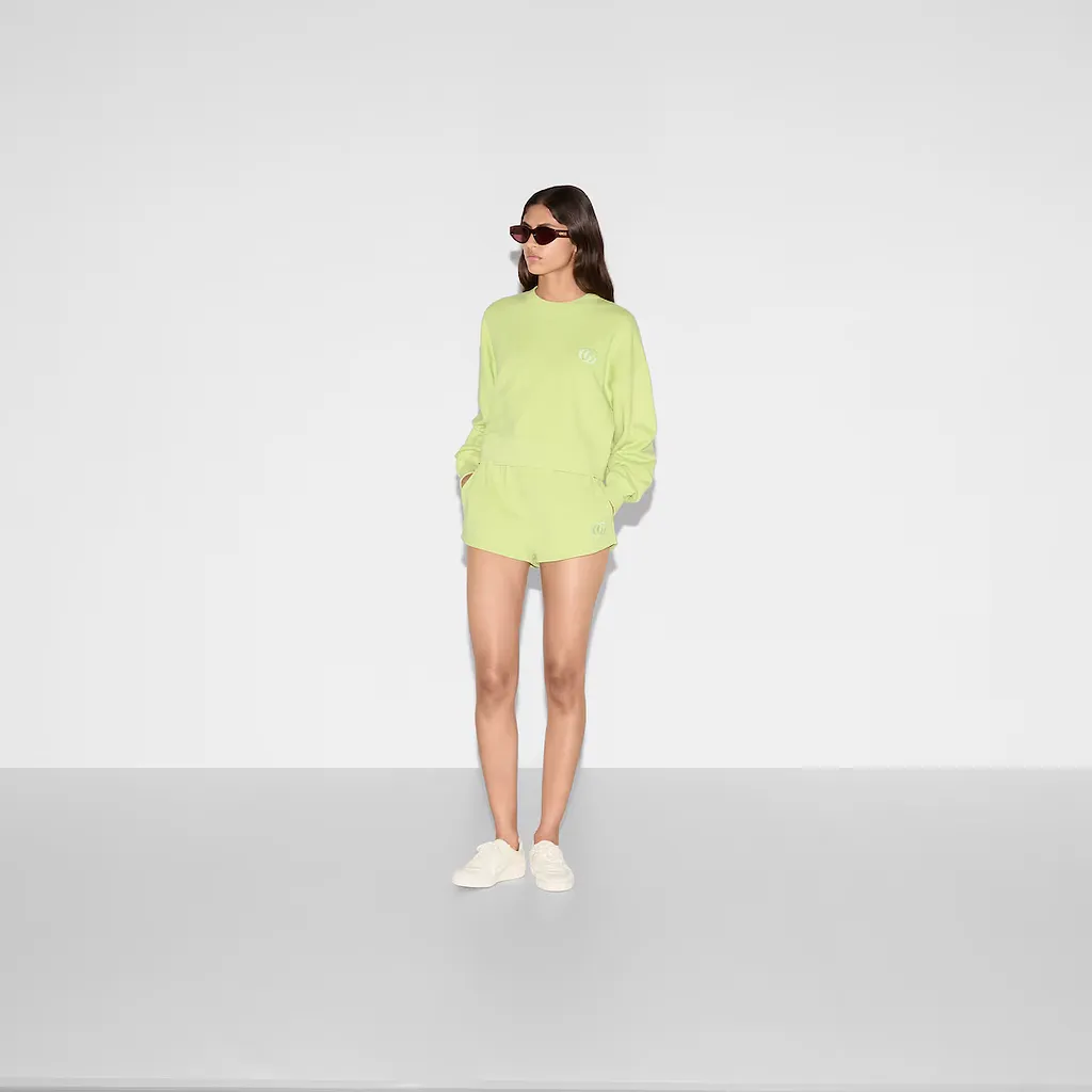 Embroidered Cotton Jersey Sweatshirt